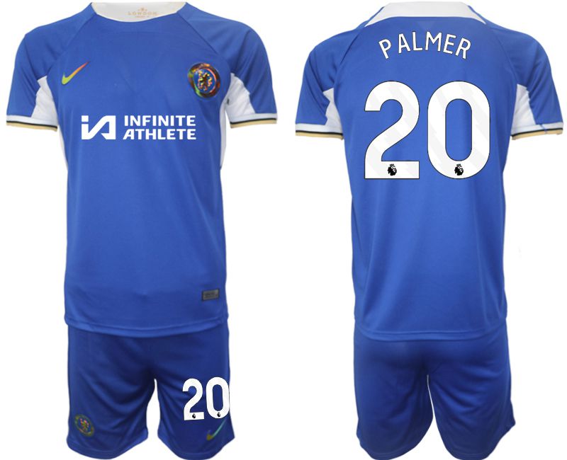 Men 2023-2024 Club Chelsea FC home blue #20 Soccer Jersey->chelsea jersey->Soccer Club Jersey